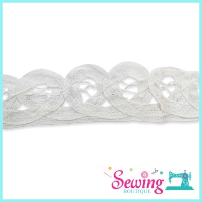 LACE - 46-RIBBON-STRIP SHAPE(WHITE)
